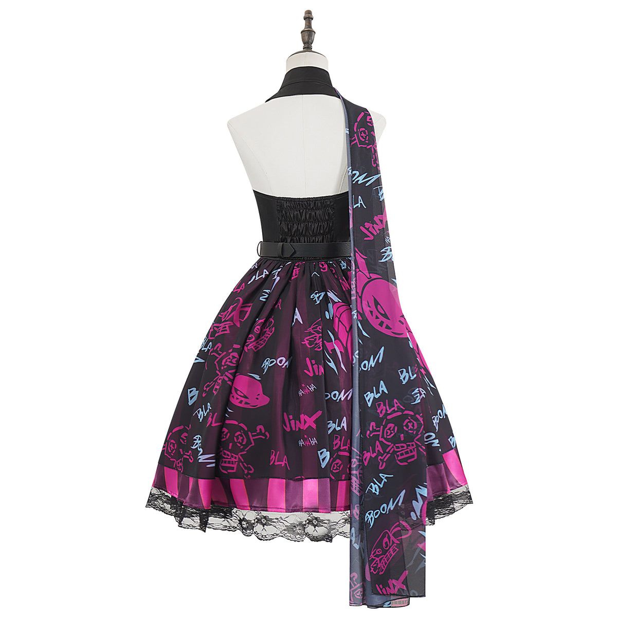 League of Legends Cosplay Costume Jinx Double City Battle Out-of-Control Lolita Cosplay Clothing