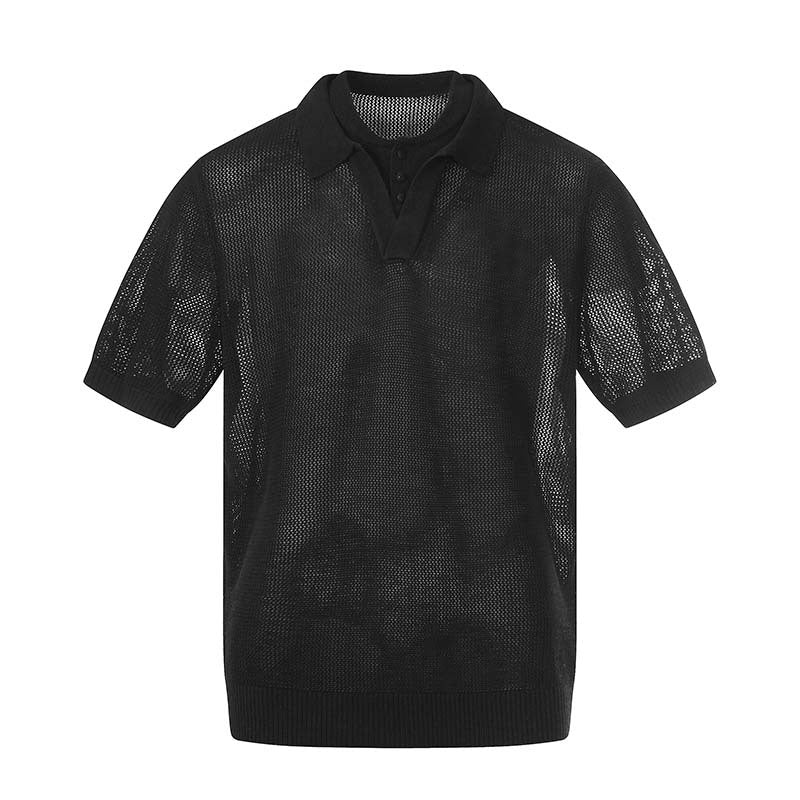 Fake two short sleeved polo shirts