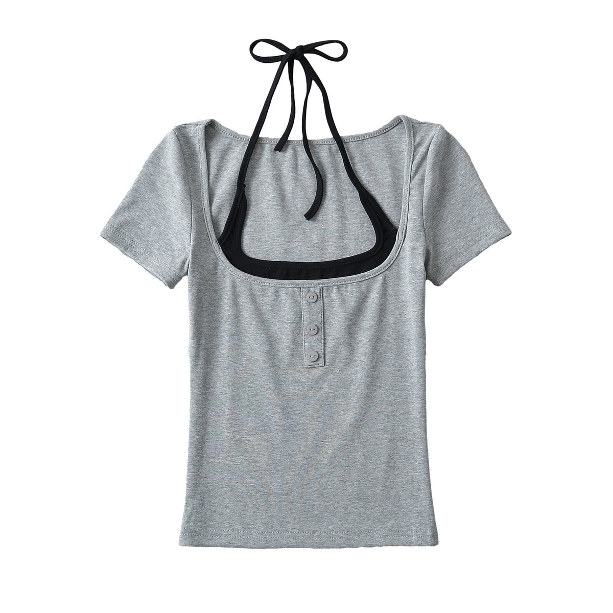 Double Shirt Short Sleeved Shirts - Women's