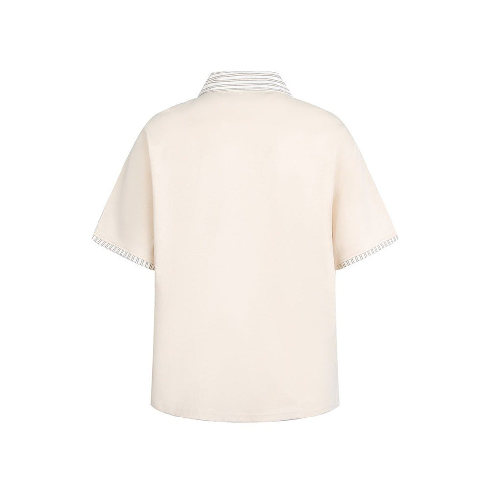 Fake two polo shirts