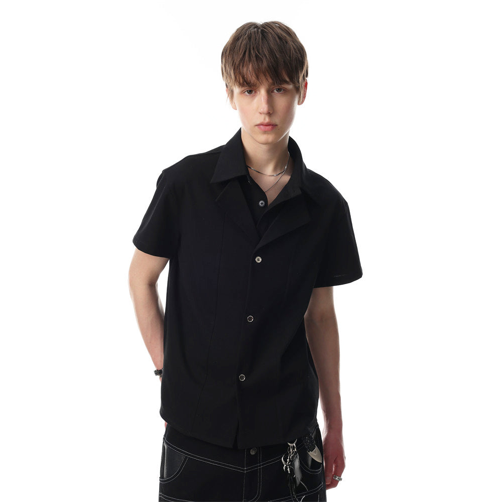 Fake two short sleeved shirts