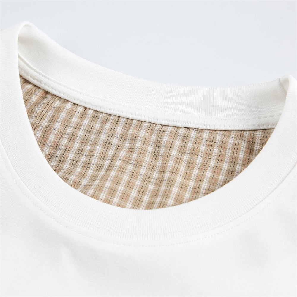 Fake two short sleeved t-shirts