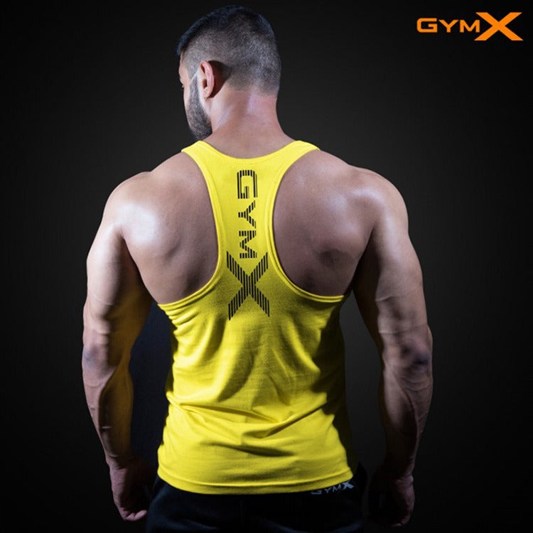 Men's Fitness Tank, Exercise Tight Fitting Dry Fit Shirt, Fitness Suit, Muscle Training, Sleeveless