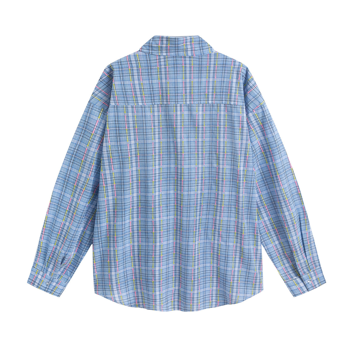 Love Dog Letter Long Sleeve Button up Shirt - Unisex