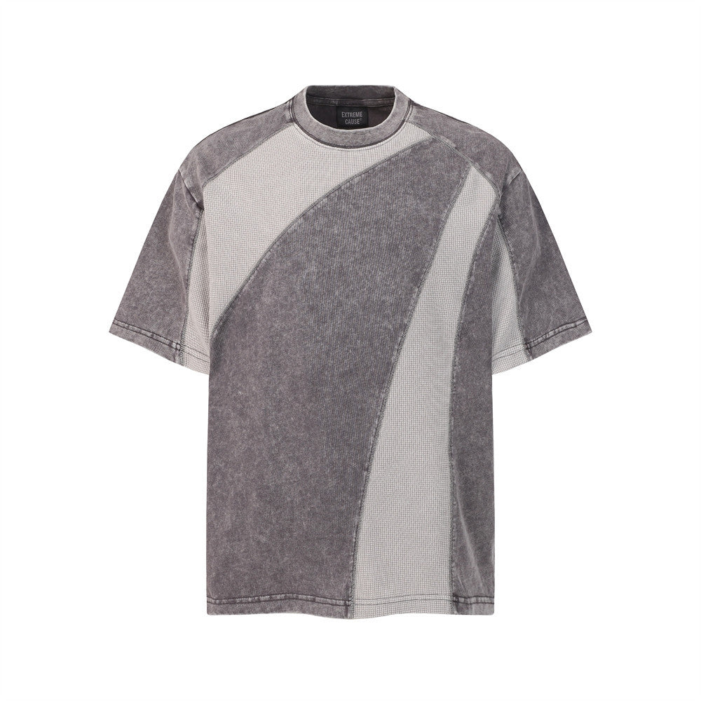 Make vintage washed short sleeved T-shirts