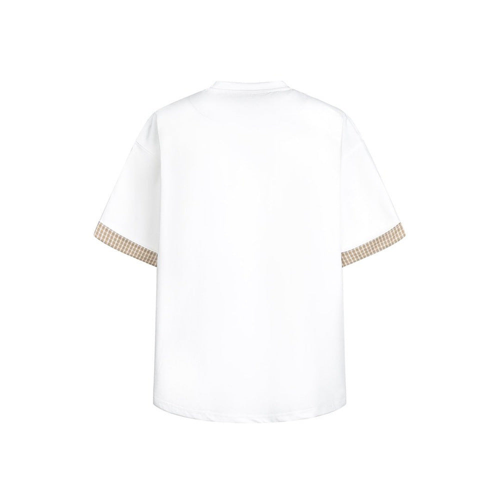 Fake two short sleeved t-shirts