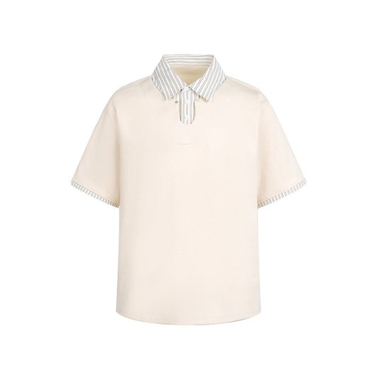Fake two polo shirts