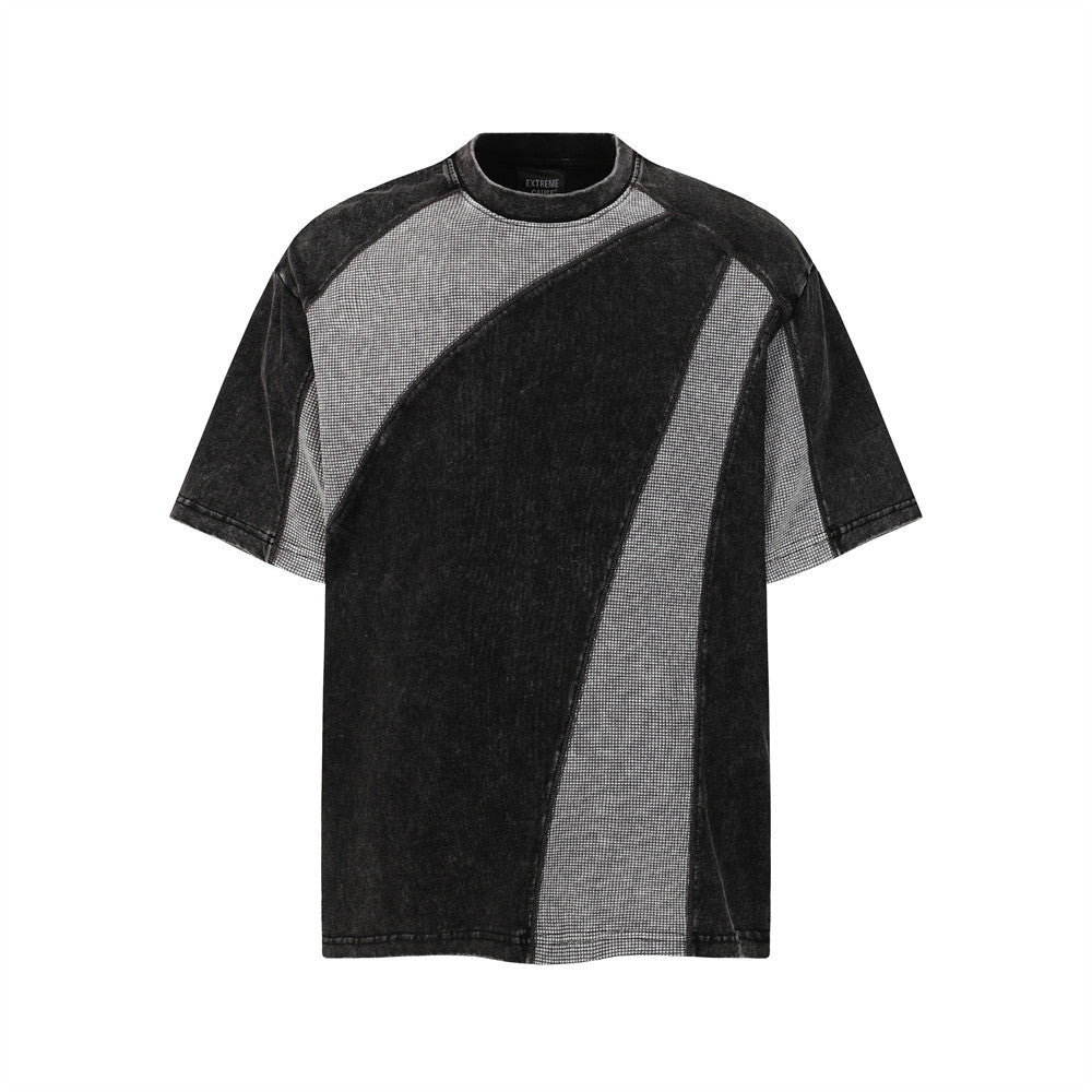 Make vintage washed short sleeved T-shirts