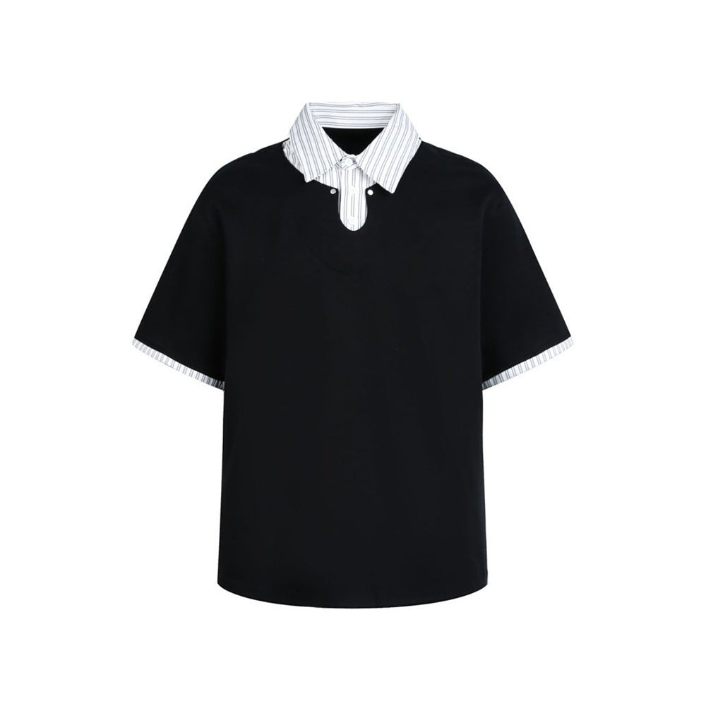 Fake two polo shirts
