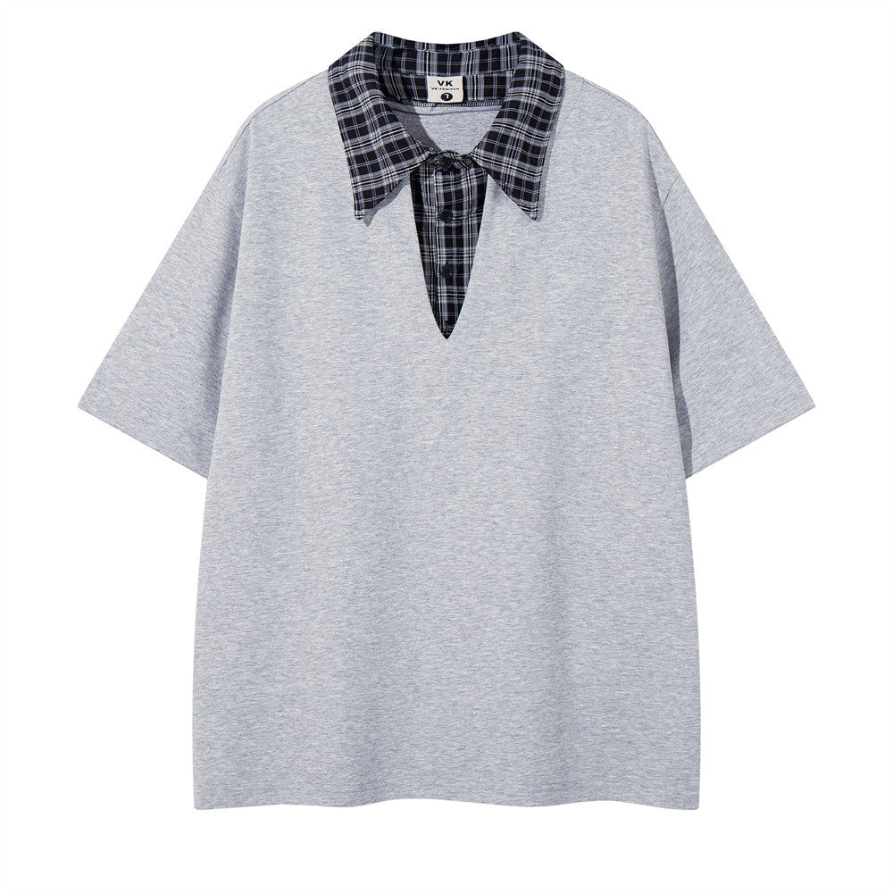 Fake two polo shirts