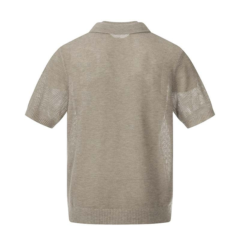 Fake two short sleeved polo shirts