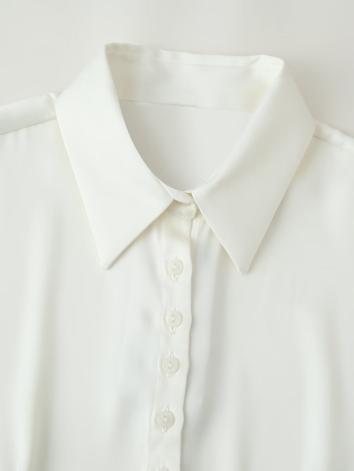 Slim fit long sleeved shirt