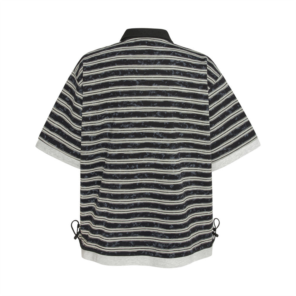Fake two polo shirts