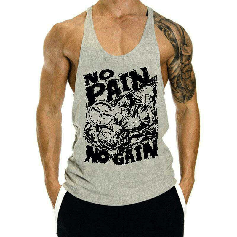 No Pain No Gain Fitness Tank Top - Men's
