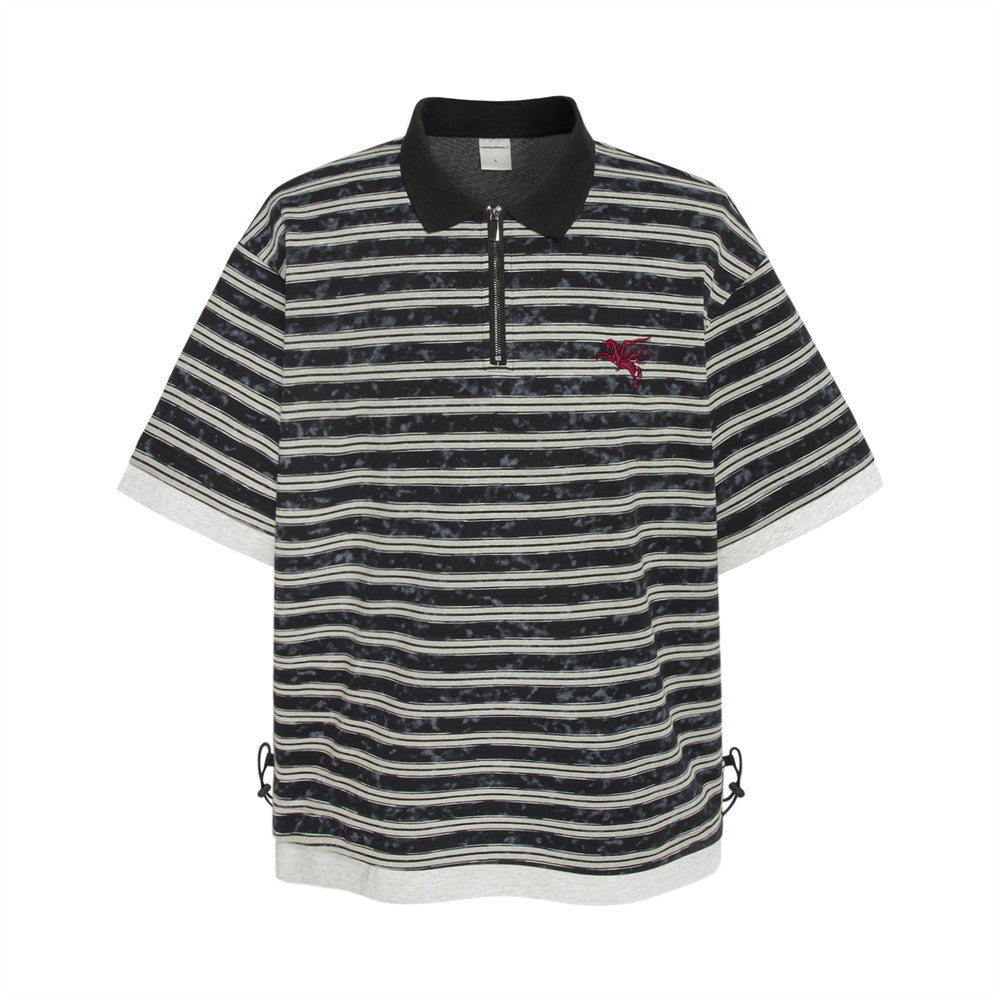 Fake two polo shirts