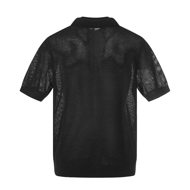 Fake two short sleeved polo shirts