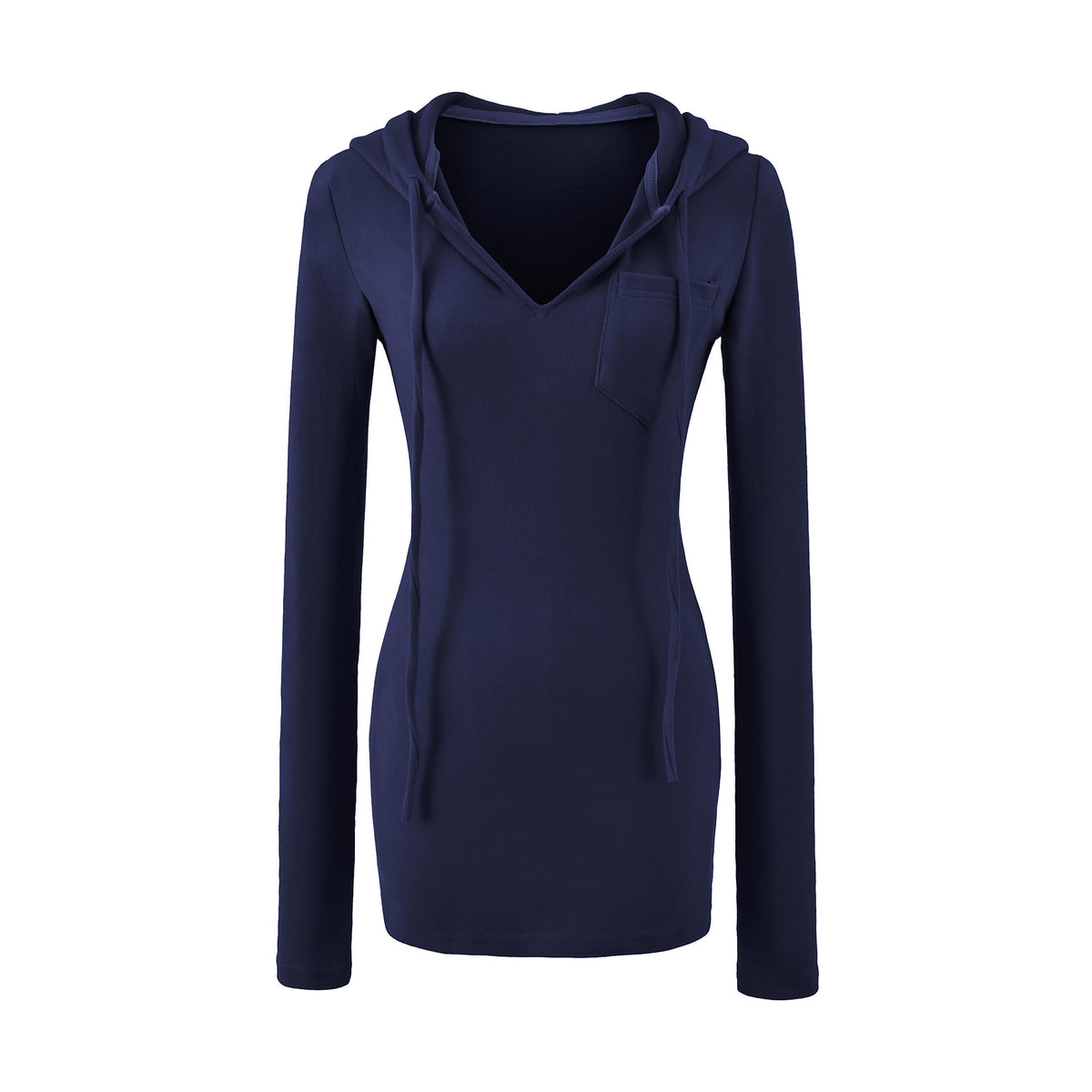 Women's Hooded Sweatshirt Warm De-wool Slim Fit Casual Top