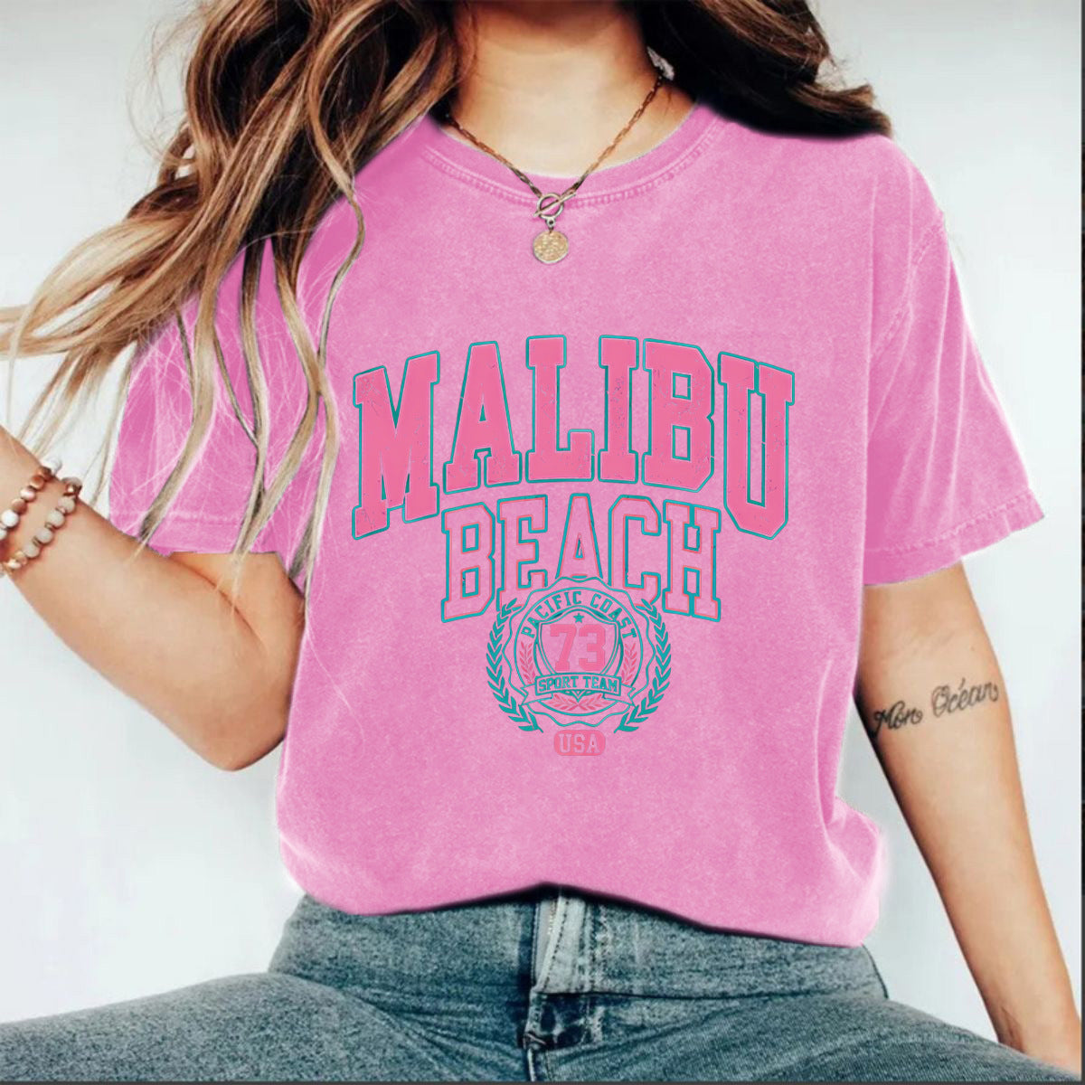 Make vintage T-shirts with printed designs