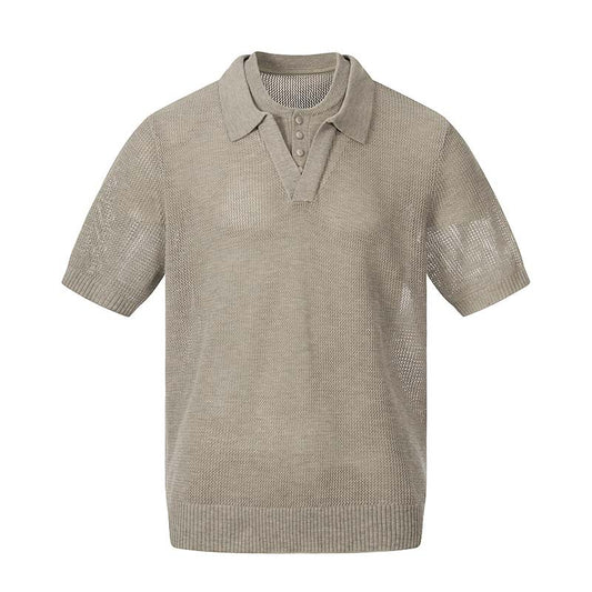Fake two short sleeved polo shirts