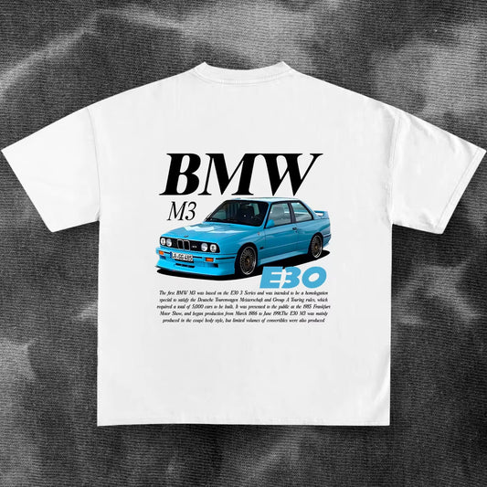 BMW M3 E30 Car T Shirt Men Mens Clothing Sexmachine Tentac O