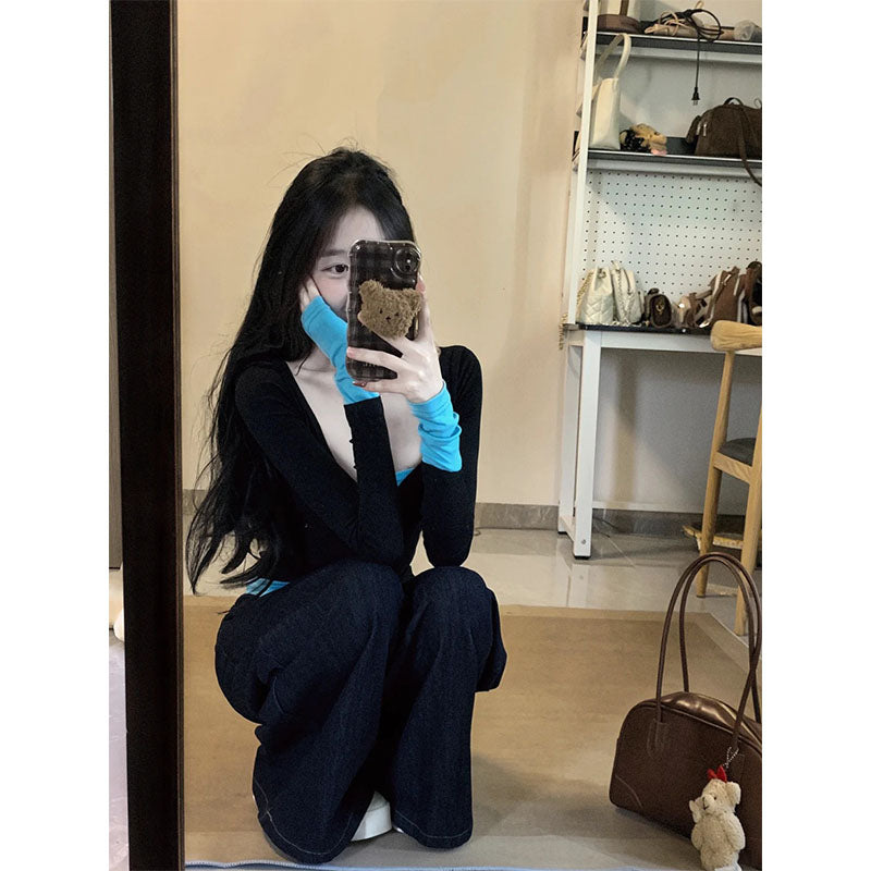 Color Duo - Long Sleeved Women's Shirt